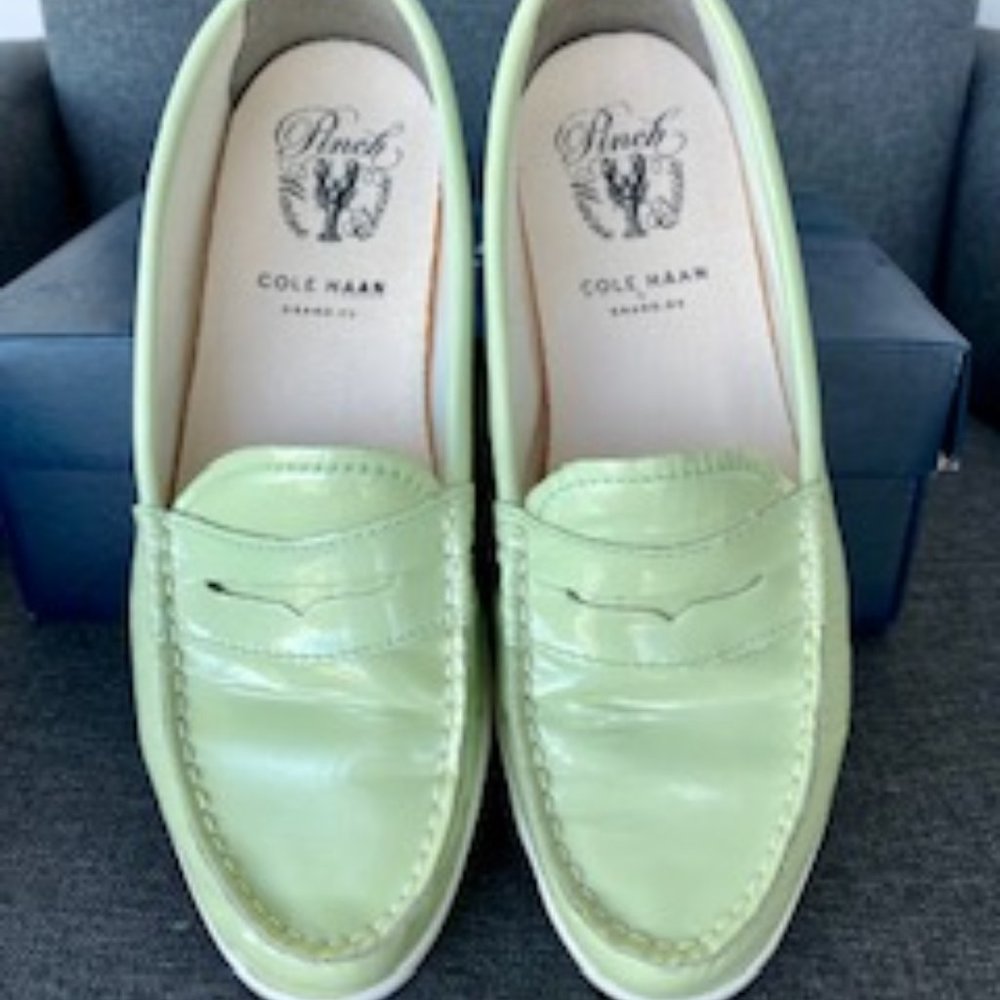 Cole Haan women's Pinch Patent Leather loafers